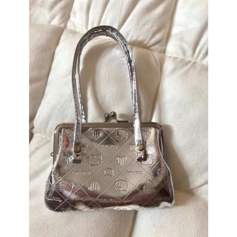 Medieval Silver Kitty Handbag KI503