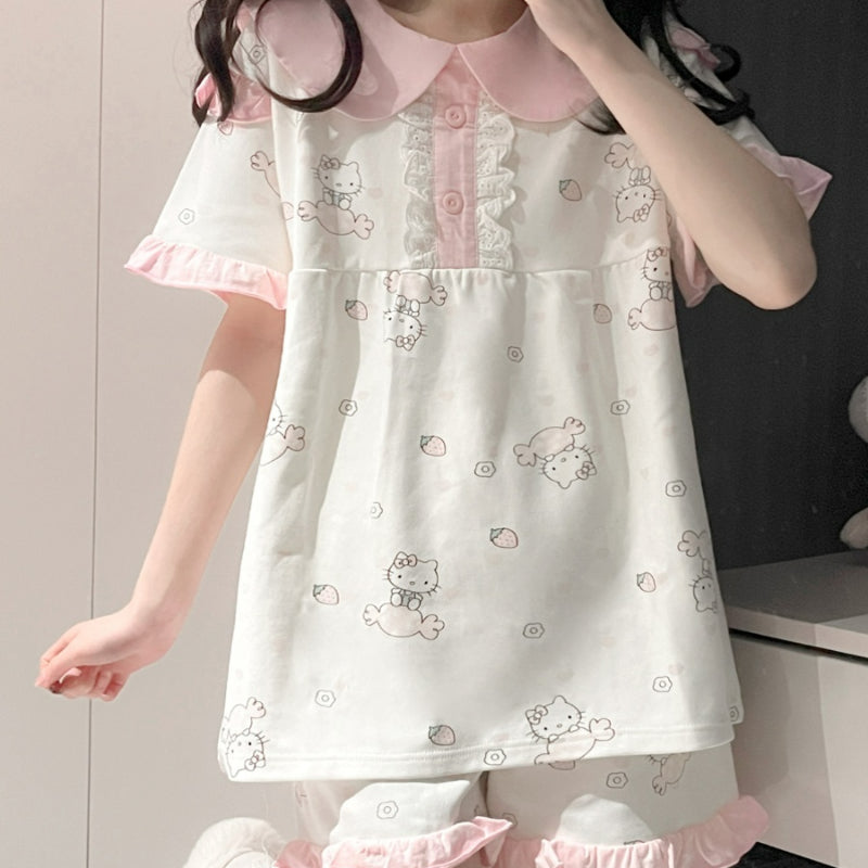 Ensemble de pyjama Sweet Sugar Kitty KI485