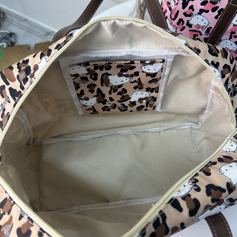 Kitty Leopard Travel Bag