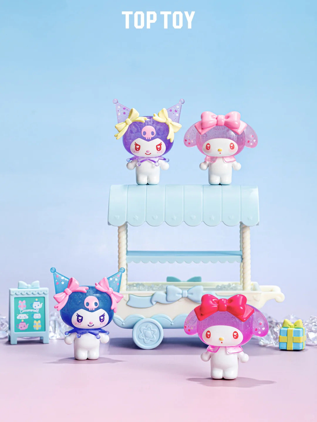 Kuro and Melo Ramune Style mini figures Blind Bag (3 pcs in bag)