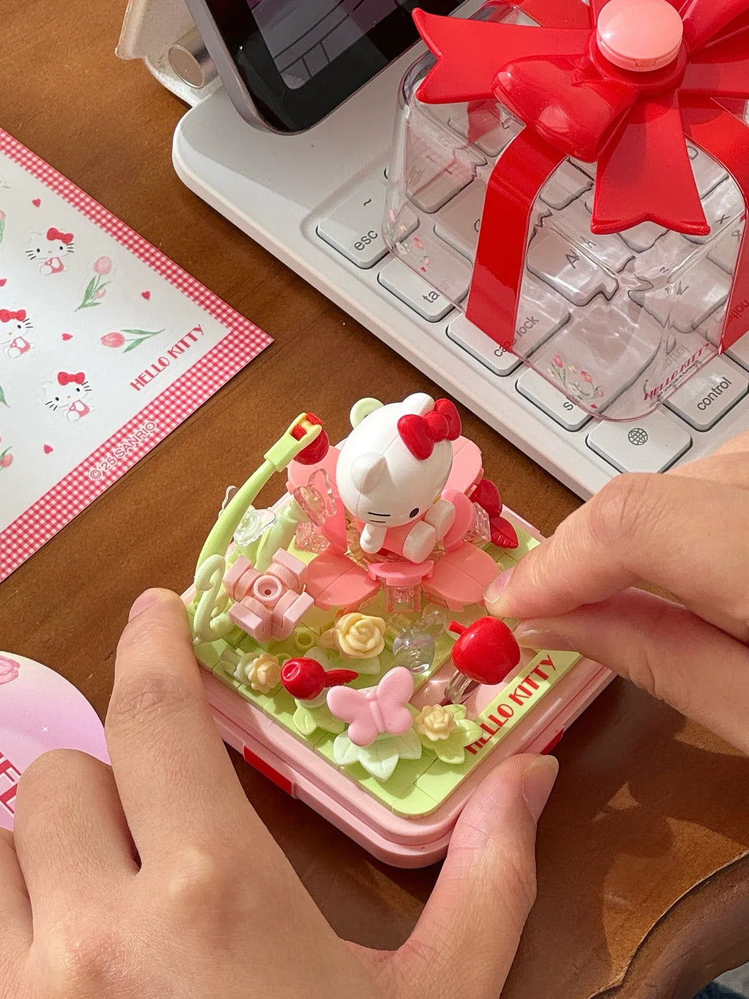Fingertip Ring box flower star wish building blocks blind box