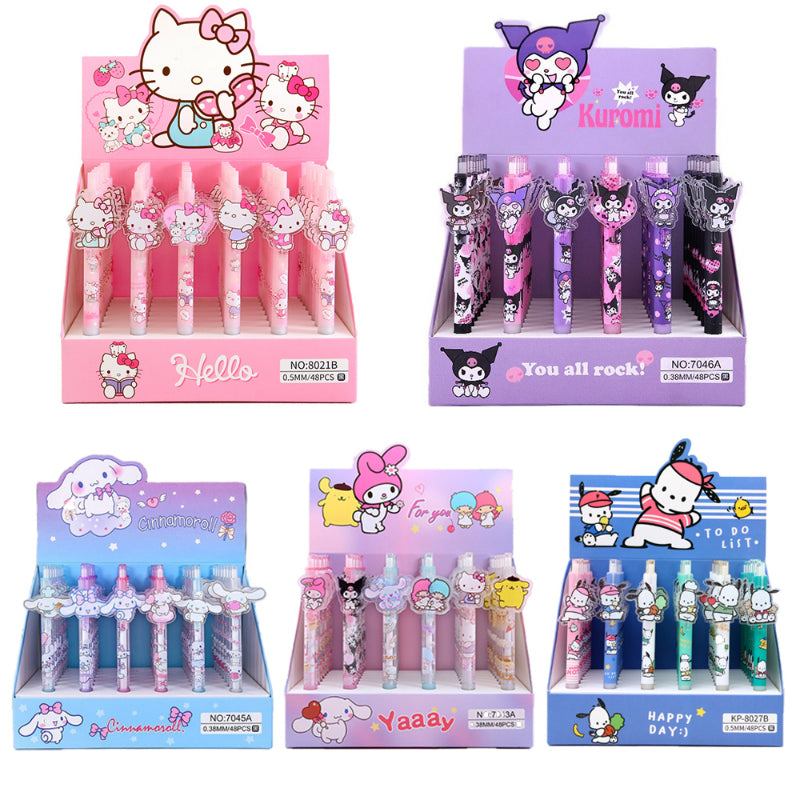 Cute Black Press Patch Pens KI411