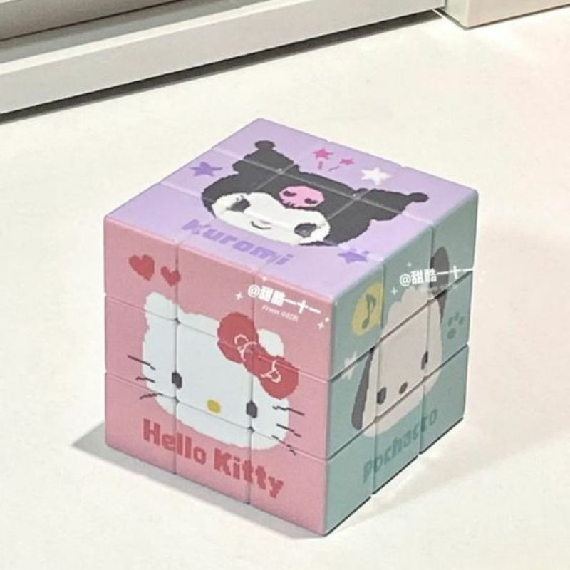 Cartoon Third-order Rubik's Cube - Lovesickdoe