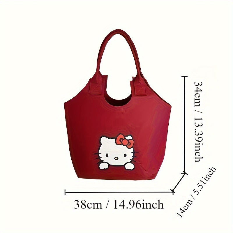 Kitty Cat Felt Tote Bag