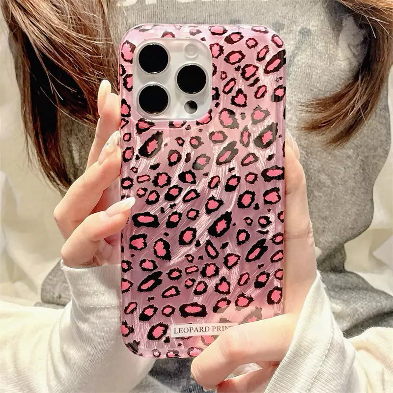Kitty Leopard Phone Case and Pop Socket
