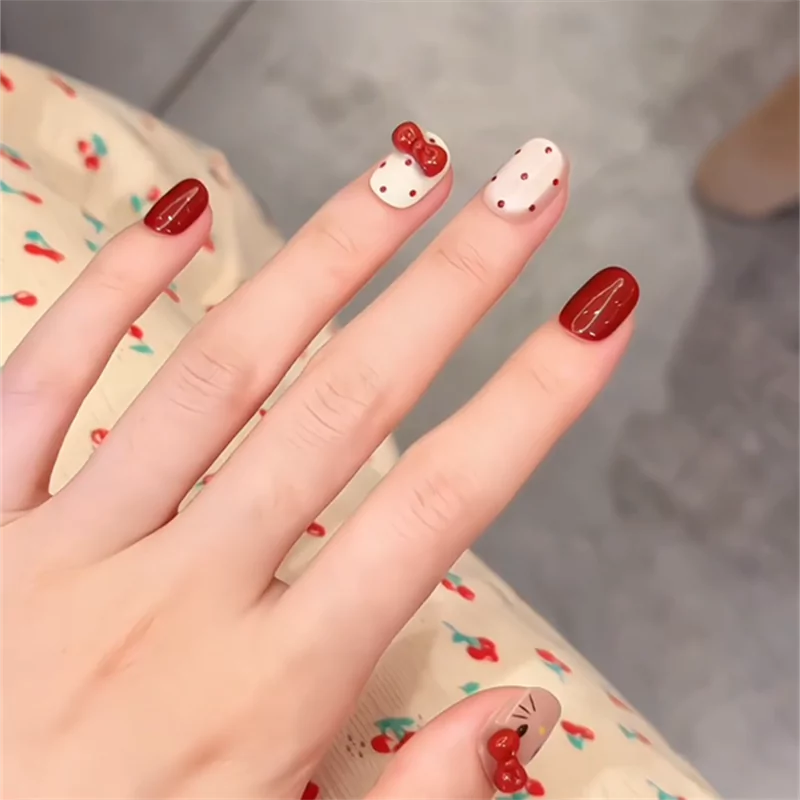 Kitty Cat Eye Press-On Nail Set