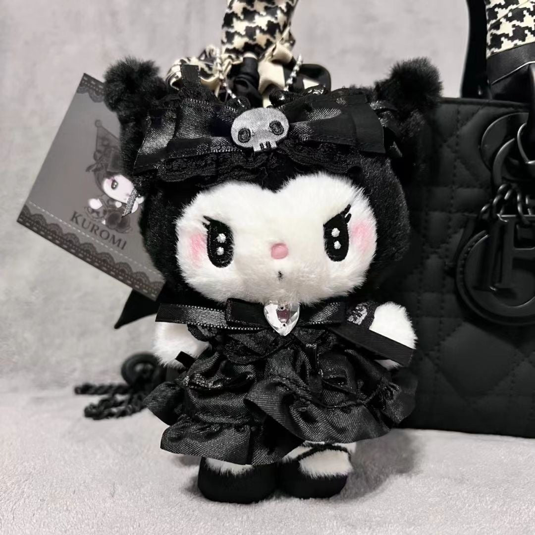 Kuro Melo Gothic Lace Plush Keychain