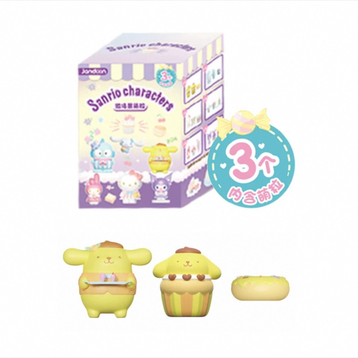 Dessert Mini doll blind box ( 3 pcs in box )