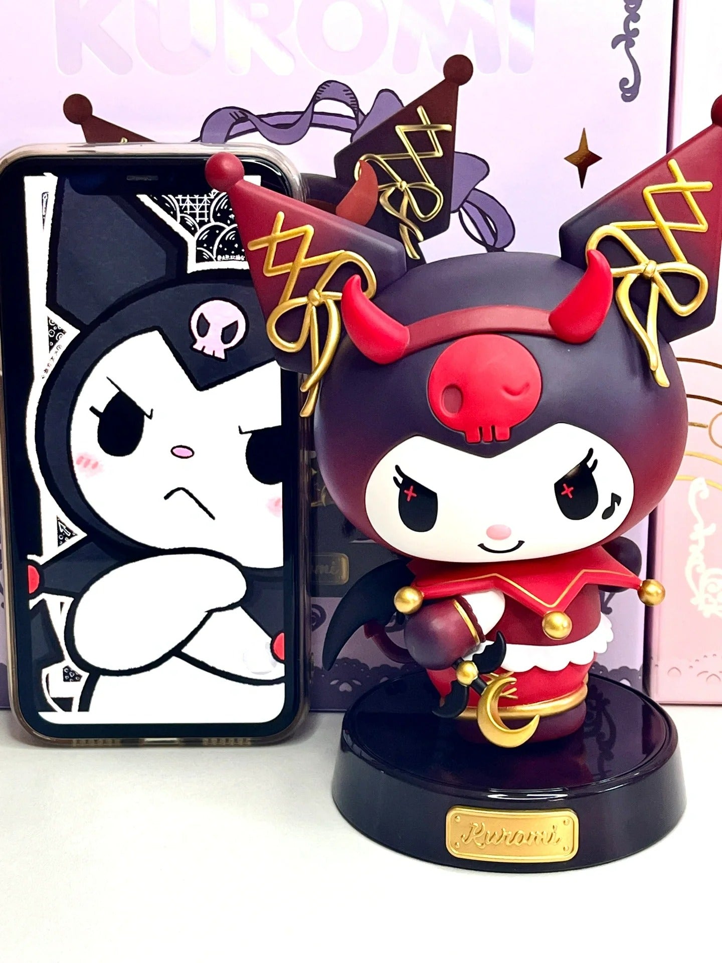 Kuro Demon and Melo Angel Figure