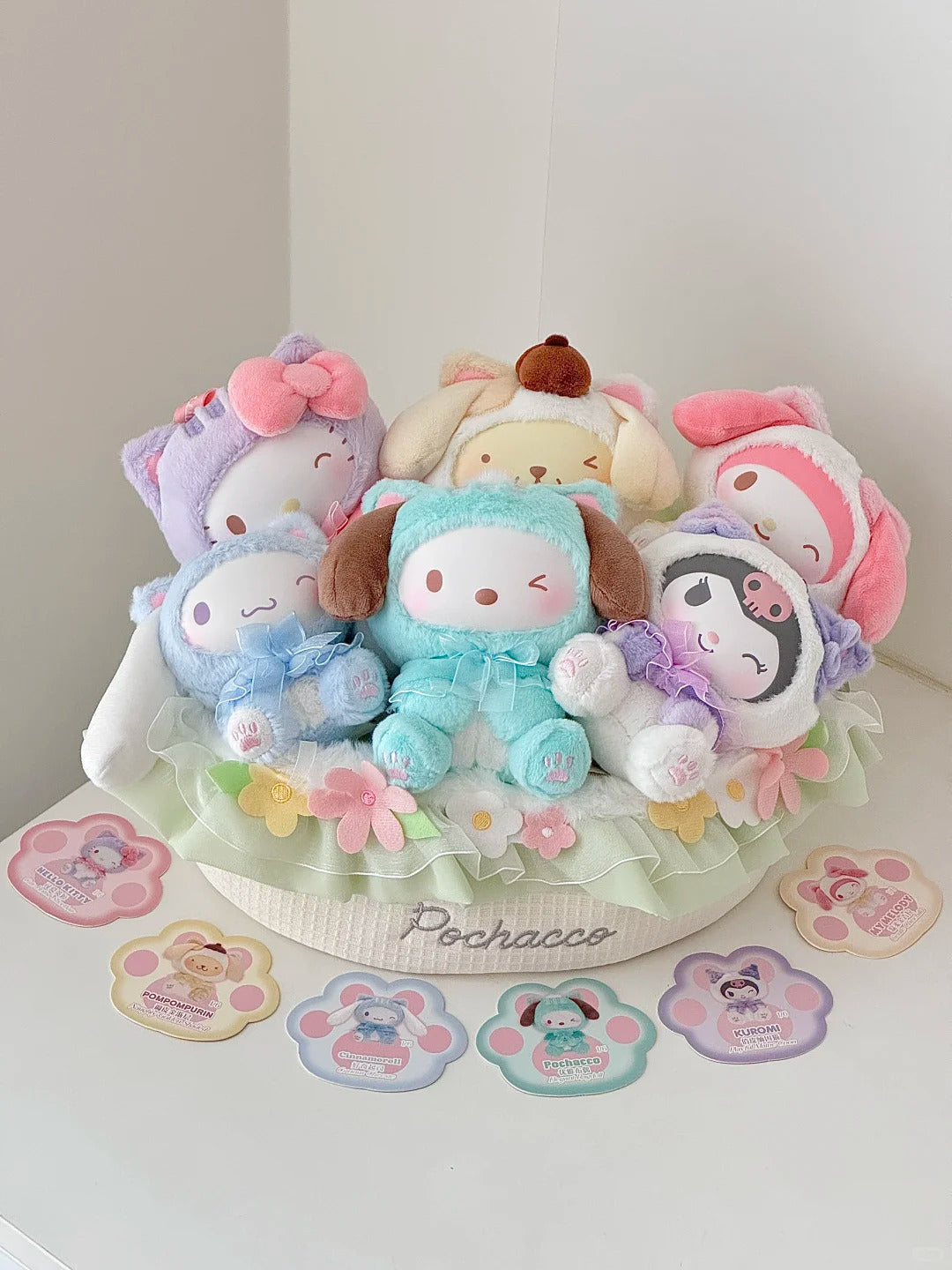Family Kitten Series Plush Ornament Blind Box