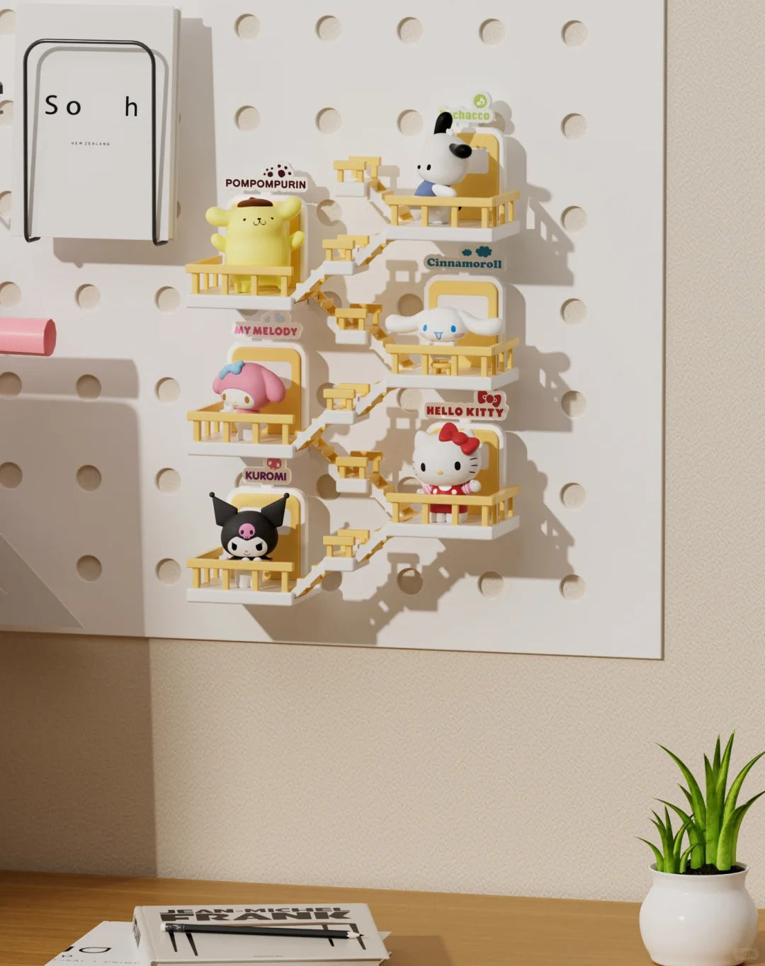Cartoon Climbing Ladder Fridge Magnets