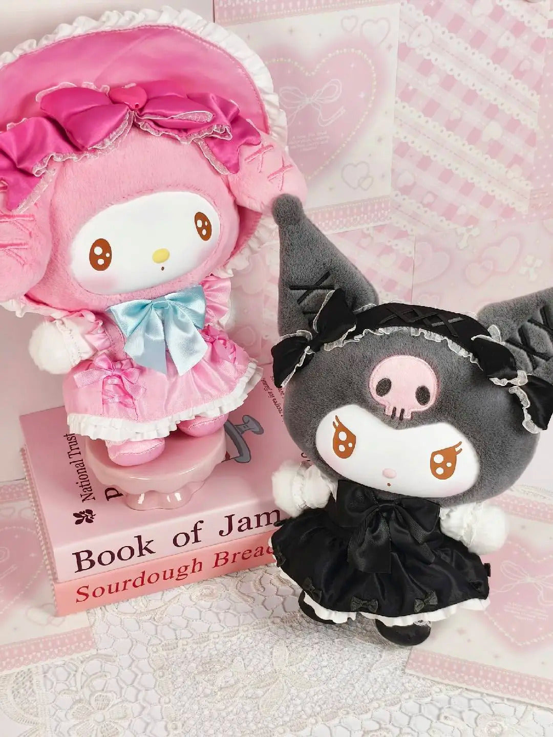 Kuro and Melo Sweet Fairy Tale Series Plush Doll Figures