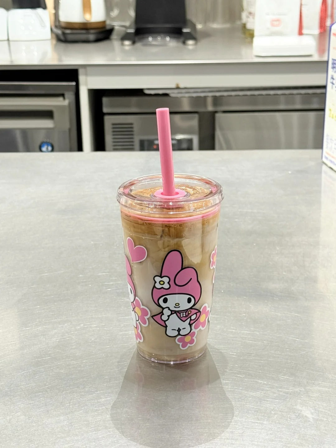 Melo Straw Cup Water Bottle 450ml