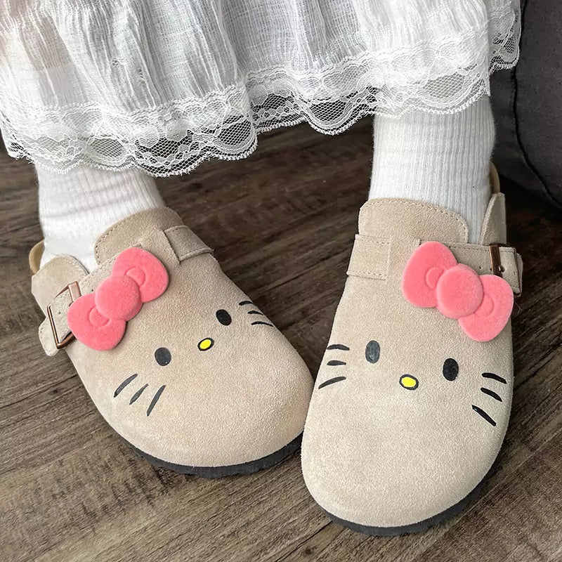 Kitty Suede Soft Footbed Clogs