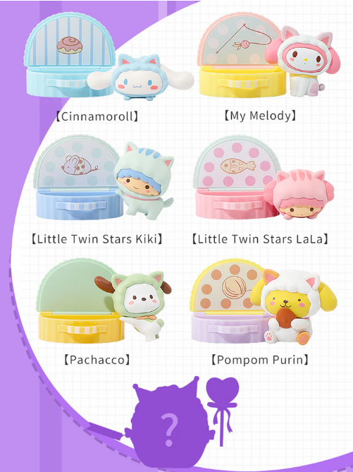 kawaii Characters Peekaboo Series Toy