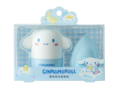 Cartoon Makeup Sponge and Case