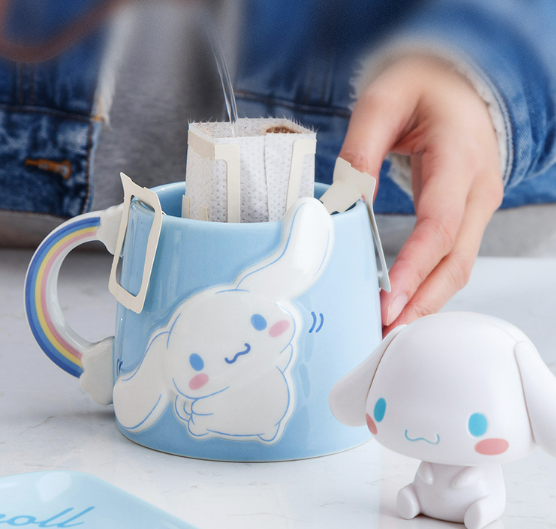 Cute Carton Mug with Spoon