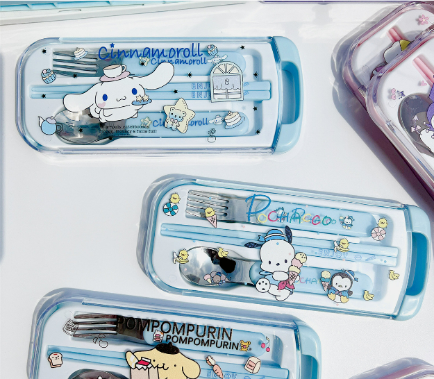Cartoon Utensils Set