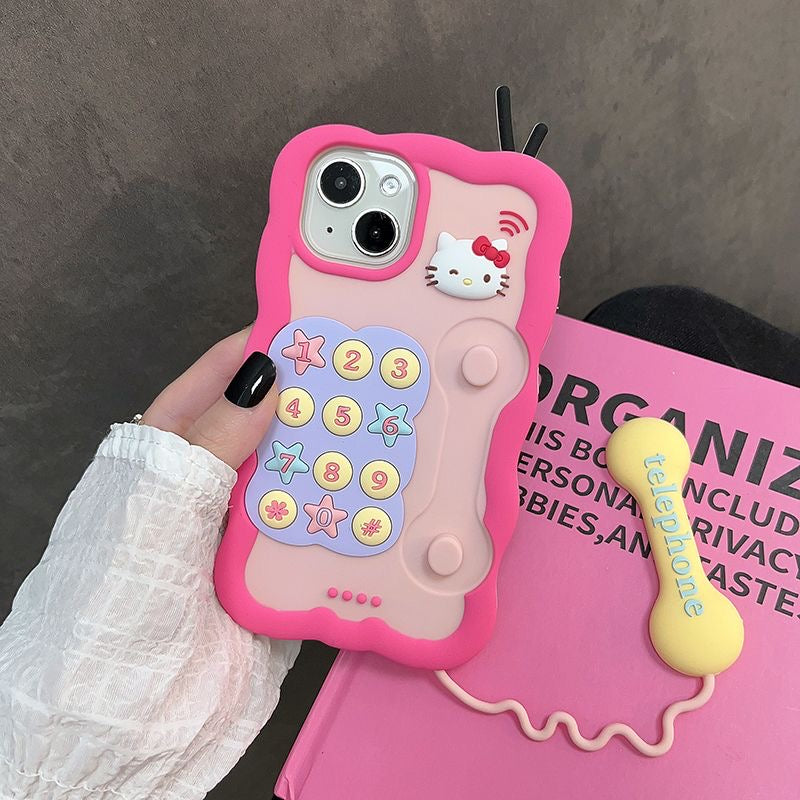 Rosa Kitty Telefonhülle