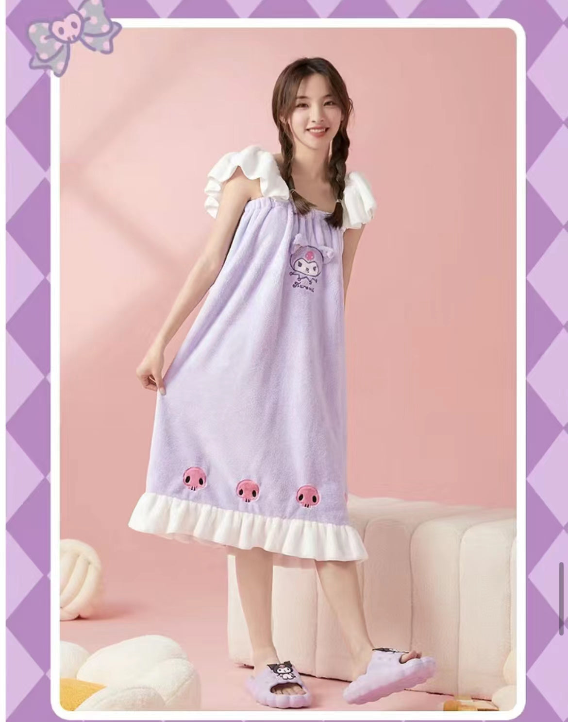 Purple Kuro Bathrobe