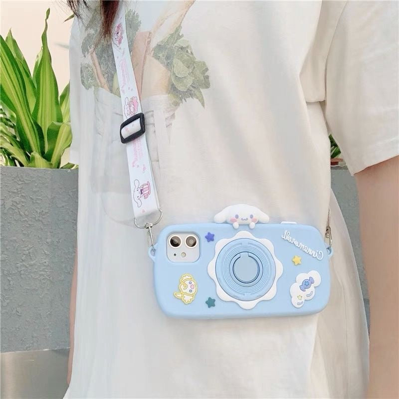 Cinna Camera Phone Case with Shoulder Strap