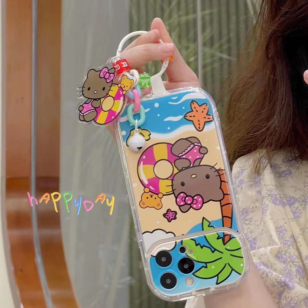 Kitty Hawaii Swimming Design Phone Case