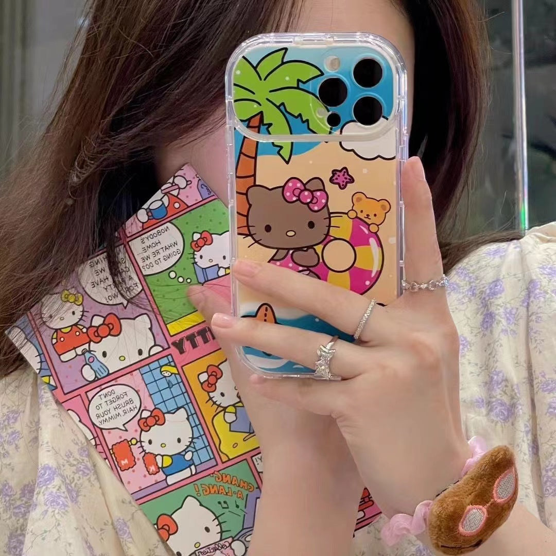 Kitty Hawaii Swimming Design Phone Case