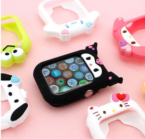 Kawaii Characters Apple Watch Silicone Case