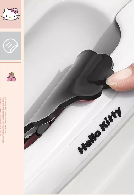 Kitty Car Door Anti-Collision Strip Protection Stickers