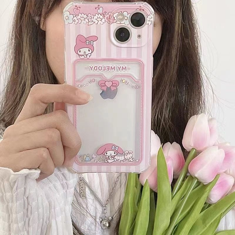 Kuro Melo Phone Case with Card Holder