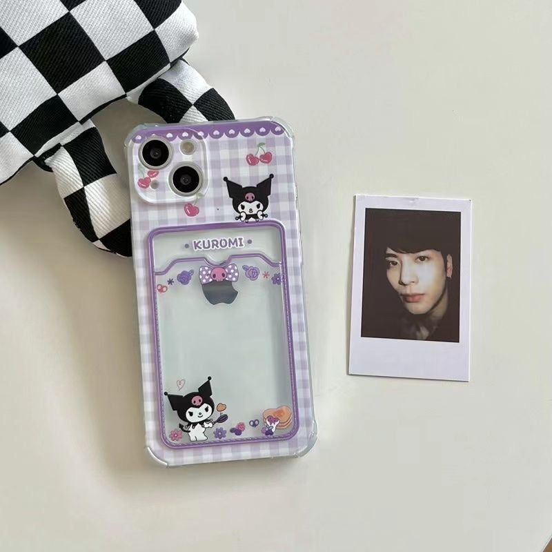 Kuro Melo Phone Case with Card Holder