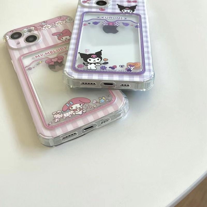 Kuro Melo Phone Case with Card Holder