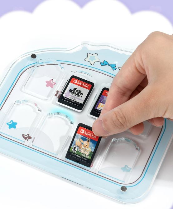 Switch Card Holder Transparent Display