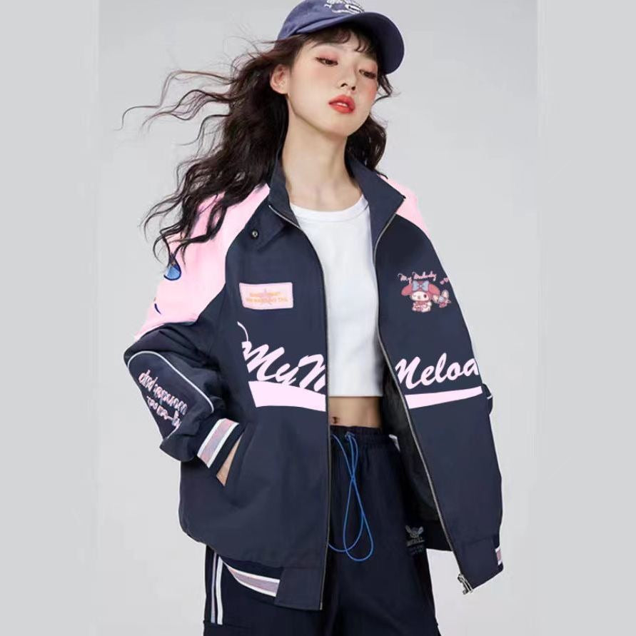 Pink Melo Biker Jacket
