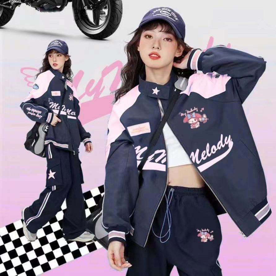 Pink Melo Biker Jacket