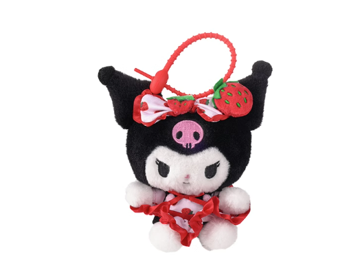 Strawberry Bow Pendant 12cm