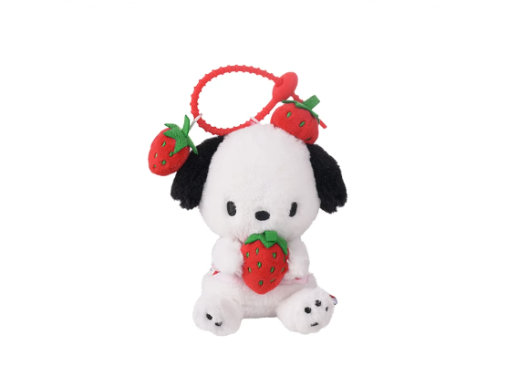 Strawberry Bow Pendant 12cm