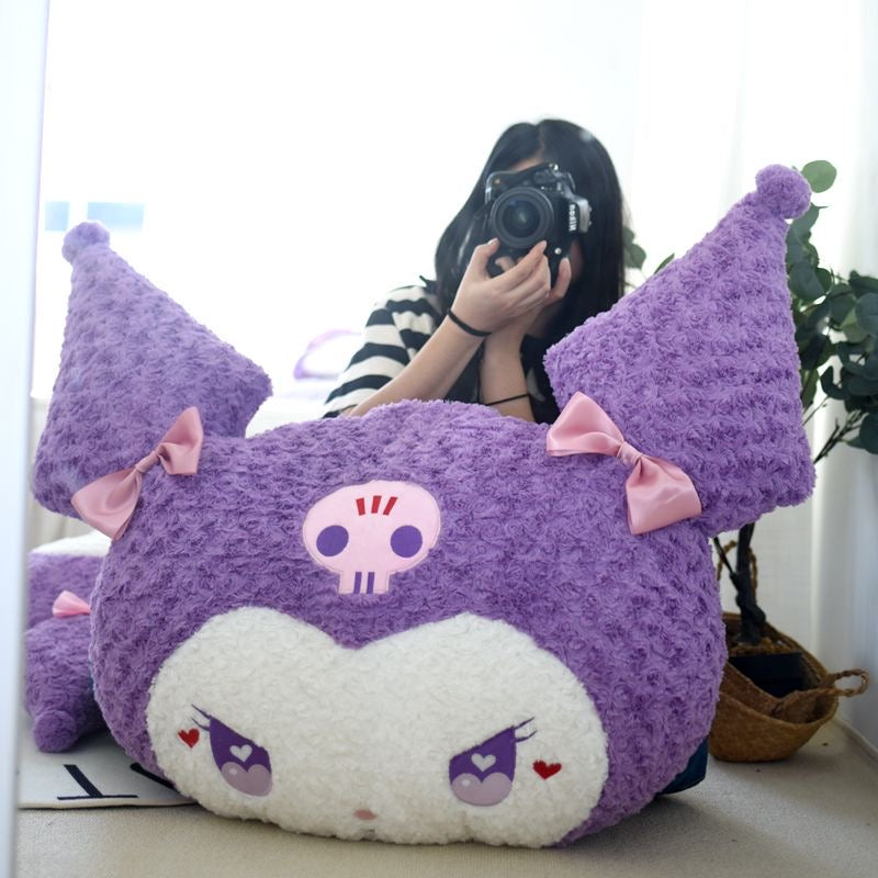 Grand coussin violet Kuro