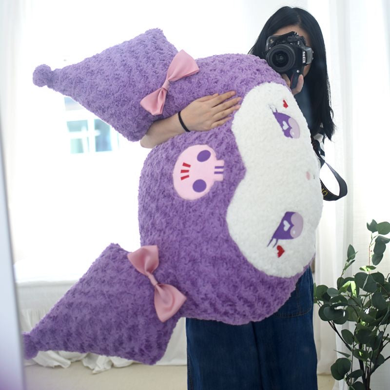 Grand coussin violet Kuro