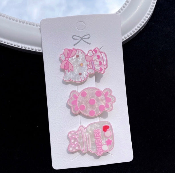 Cartoon Hair Clip Set