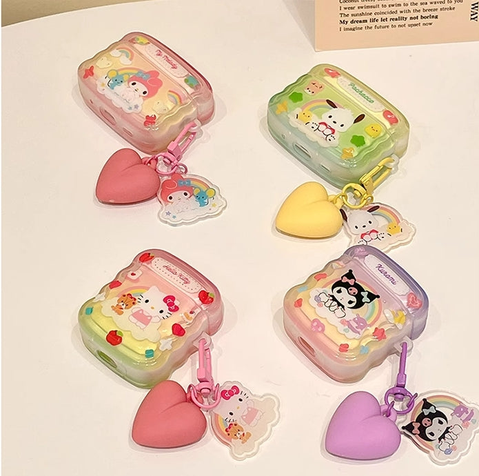 Étui pour écouteurs AirPods coloré de dessin animé