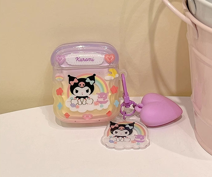 Étui pour écouteurs AirPods coloré de dessin animé