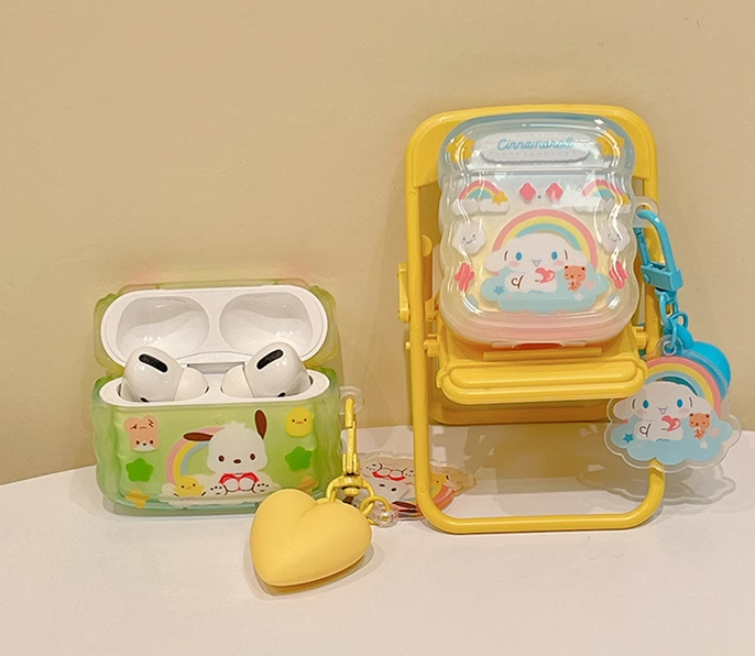 Étui pour écouteurs AirPods coloré de dessin animé