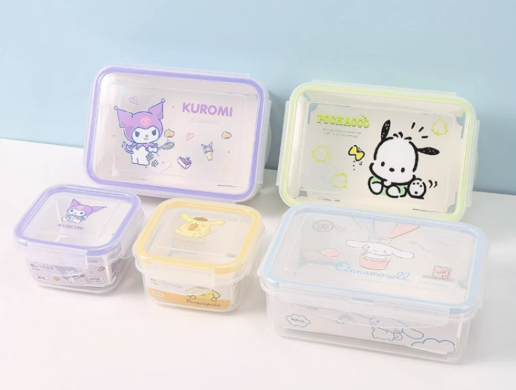 Cartoon Transparent Food Container