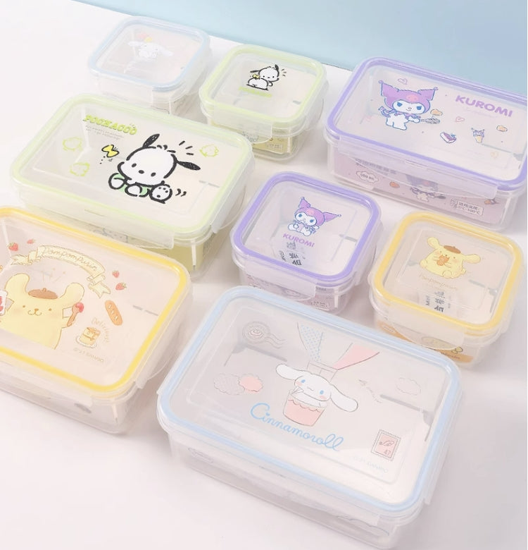 Cartoon Transparent Food Container