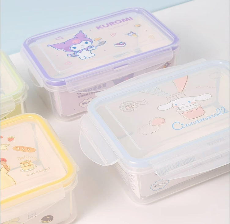 Cartoon Transparent Food Container