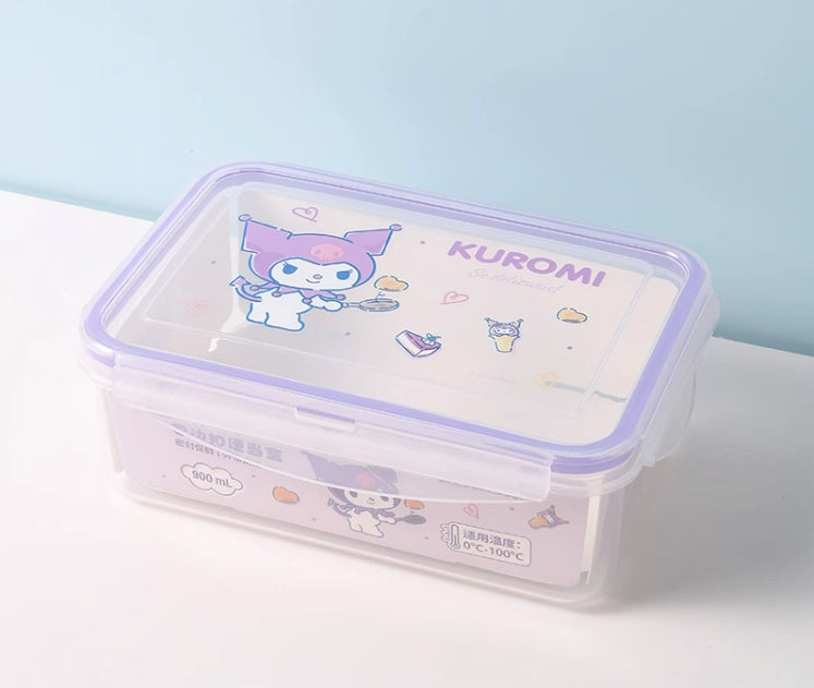Cartoon Transparent Food Container