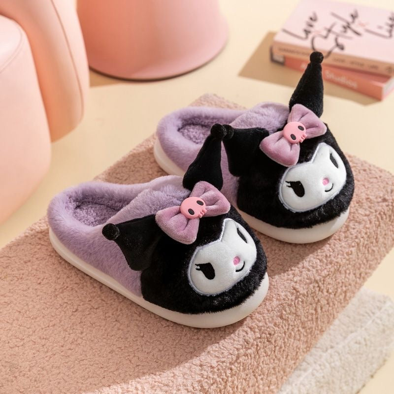 Cute Parent-Child Warm Slippers