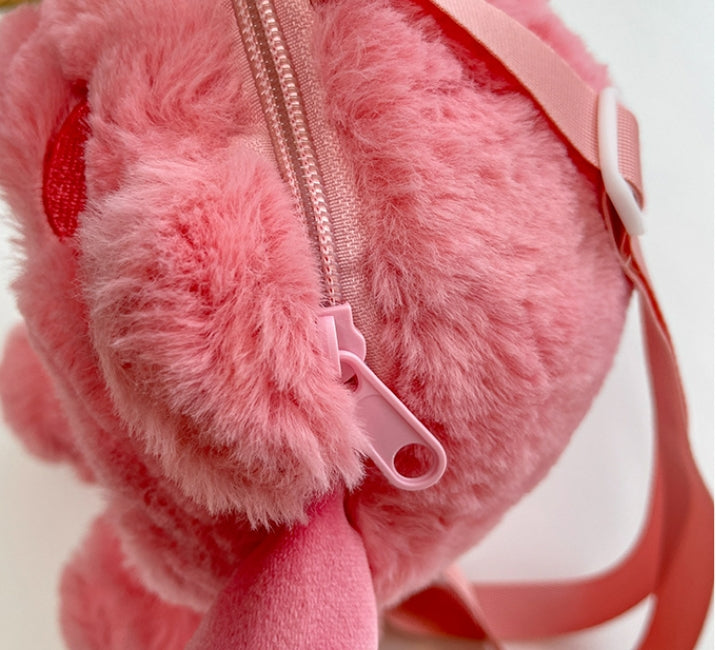 Mini sac à dos en peluche de dessin animé