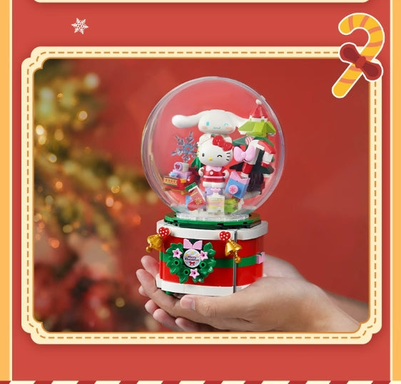Kitty and Cinna Christmas Music Box Building Blocks